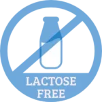 a symbol icon indicating lactose free